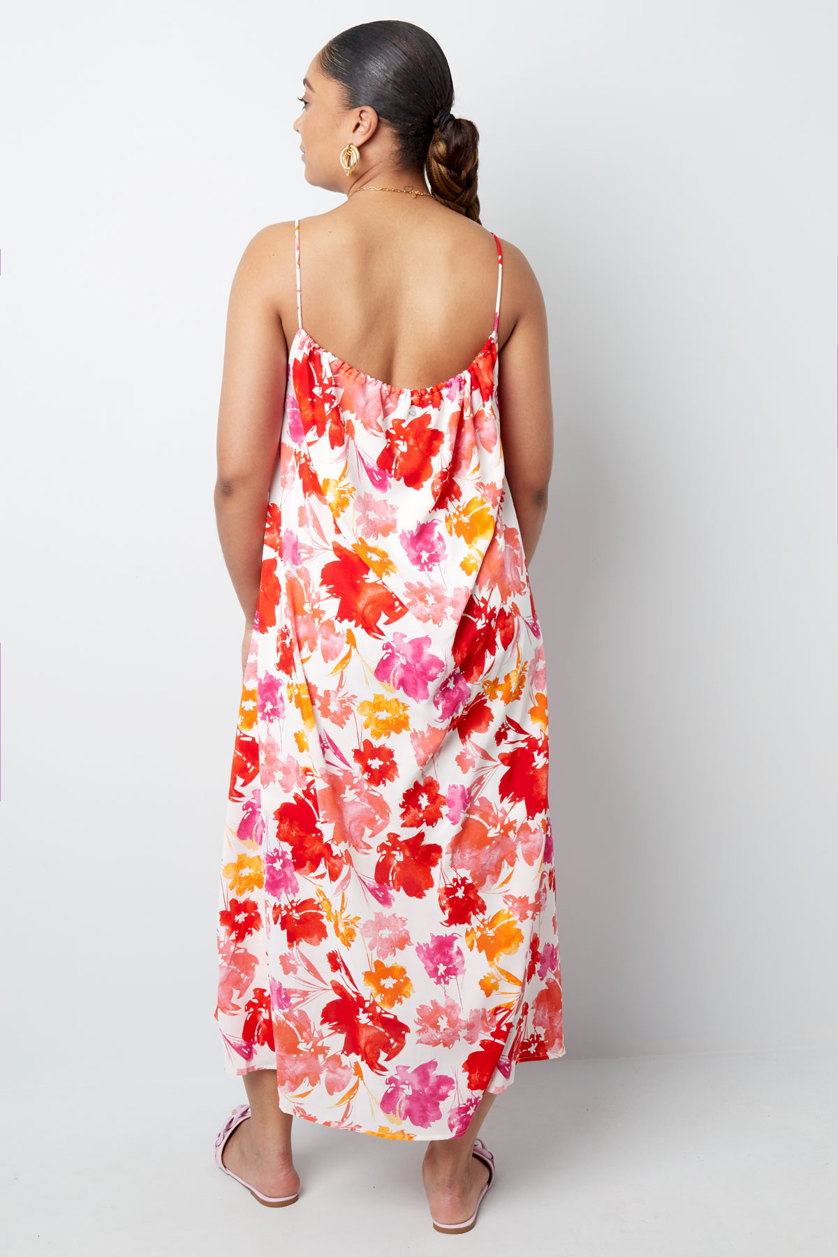 Dress floral print - pink/orange h5 Picture10
